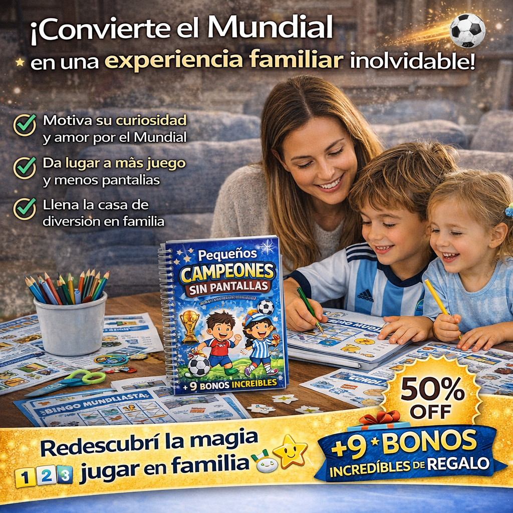 Pequeños campeones  sin pantalla , edición mundial 2026